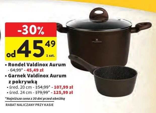 Garnek z pokrywką 20 cm aurum Valdinox promocja