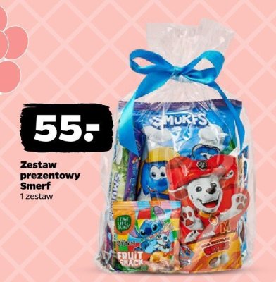 Zestaw prezentowy Smerf promocja w Netto