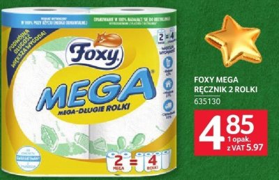 Ręcznik Foxy Mega 2 rolki promocja w Selgros