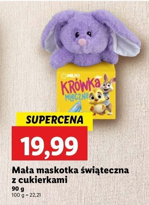 Maskotka z krówką mleczną Milki promocja