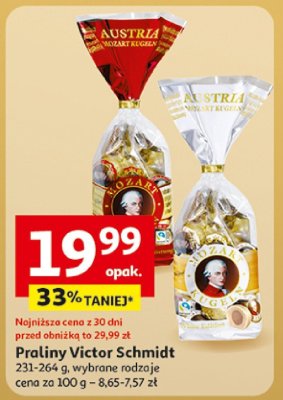 Praliny Victor Schmidt promocja w Auchan