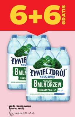 Woda niegazowana Żywiec Zdrój 1,5l promocja w Netto