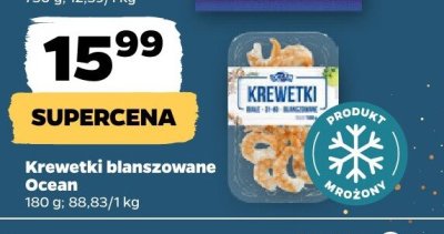 Krewetki blanszowane Ocean promocja w Netto