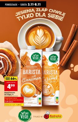 Napój barista Go Vege, 1 l: cynamon promocja w Biedronka