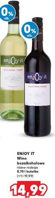 Wino ENJOY IT MERLOT promocja