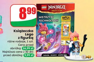 Książeczka Lego z figurką różne rodzaje promocja w Dino