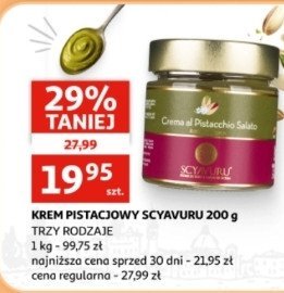 Krem z pistacji SCYAVURU promocja