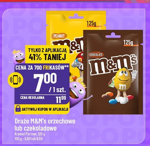 Draże orzechowe M&m's promocja