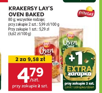 Krakersy wielozbożowe paprykowe Lay's oven baked (prosto z pieca) Frito lay lay's promocja