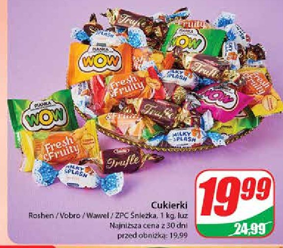 Cukierki mix Vobro promocja