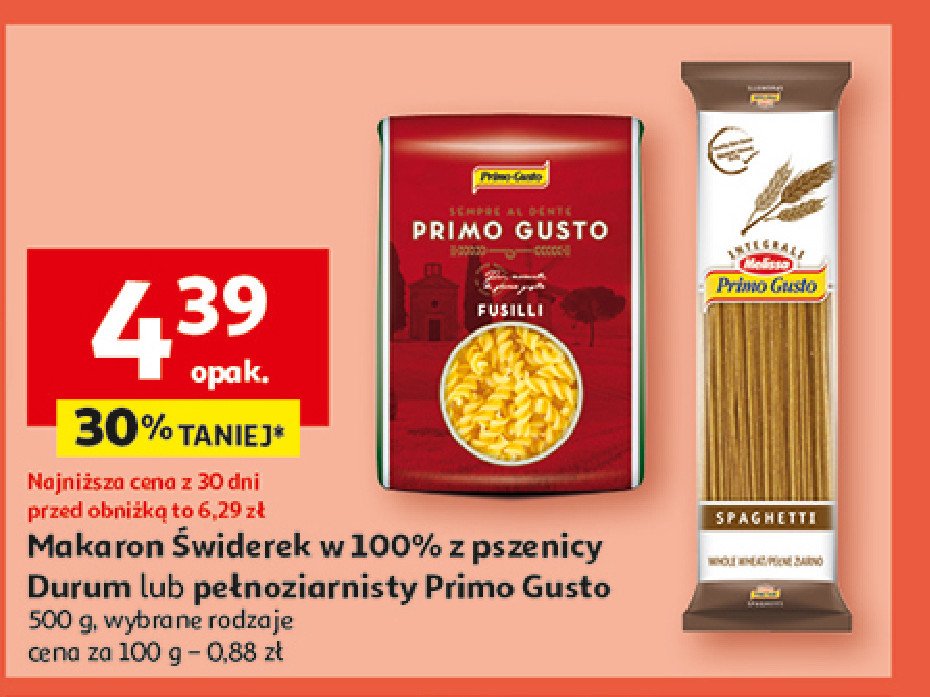 Makaron spaghetti Primo gusto promocja