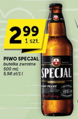 Piwo Specjal butelka zwrotna 500ml promocja w Groszek