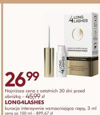 Kuracja Long4Lashes promocja w Super-Pharm