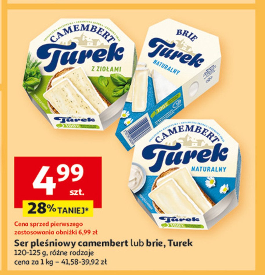 Ser brie TUREK Turek 123 promocja w Auchan