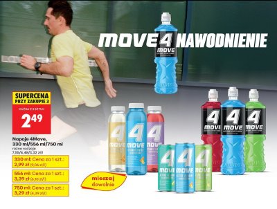 Napój 4Move 330 ml promocja w Biedronka