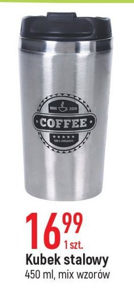 Kubek stalowy 450 ml promocja