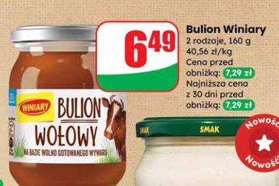 Bulion Winiary wołowy promocja w Dino