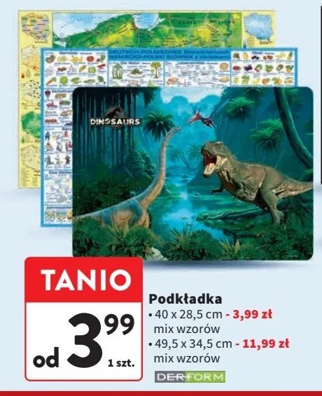 Podkładka na burko 49.5 x 34.5 cm promocja