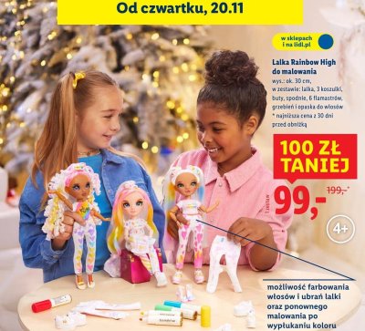 Lalka do malowania promocja w Lidl