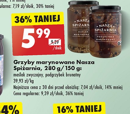 Ma艣lak zwyczajny marynowany Nasza spi偶arnia promocja
