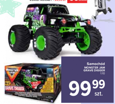 Auto monster jam grave digger 1:10 Spin master promocja
