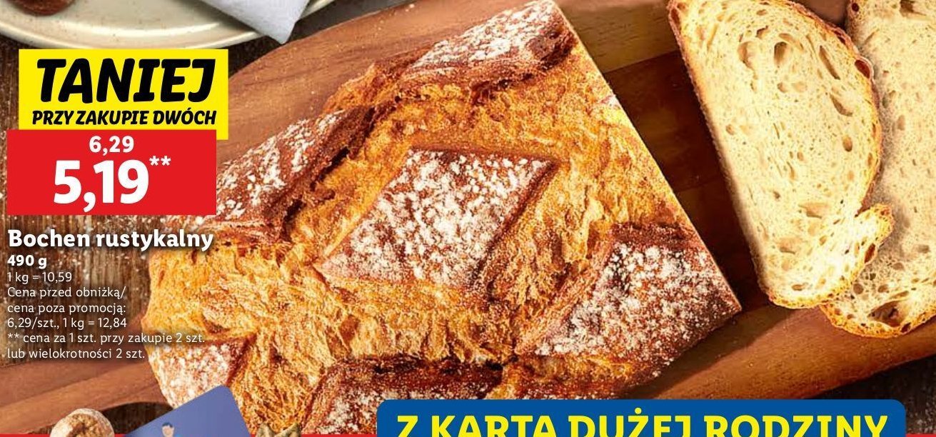 Bochen rustykalny na kamieniu promocja w Lidl