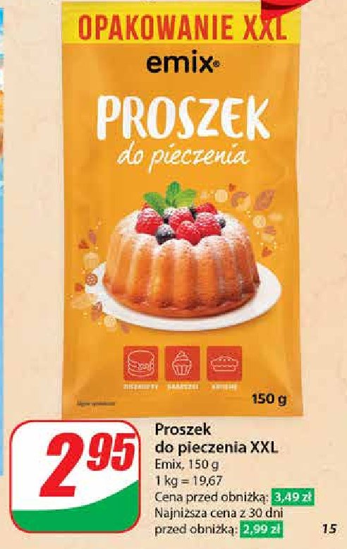 Proszek do pieczenia Emix promocja