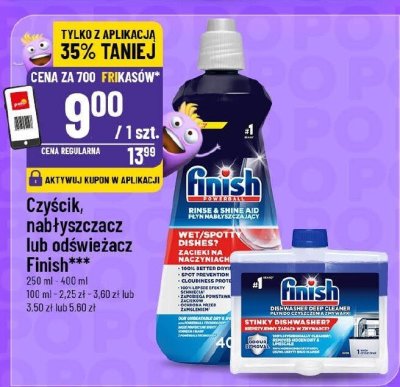 Czyścik, nabłyszczacz lub odświeżacz Finish promocja w POLOmarket