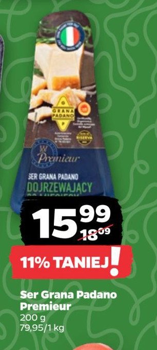 Ser grana padano Premieur promocja