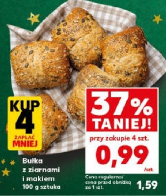 Bułka z ziarnami i makiem promocja w Kaufland