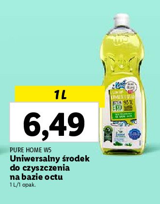 P艂yn do czyszczenia z octem eco W5 promocja