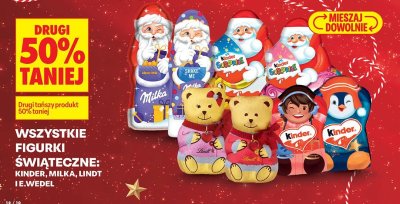 Figurki świąteczne Milka promocja w Biedronka