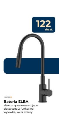 Bateria ELBA zlewozmywakowa stojąca, elastyczna promocja w PSB Mrówka
