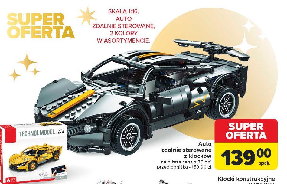 Auto z klocków promocja w Carrefour