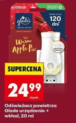 Odświeżacz powietrza Glade urządzenie + wkład, 20 ml promocja w Biedronka