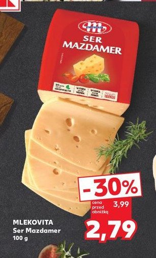 Ser mazdamer Mlekovita promocja w Kaufland