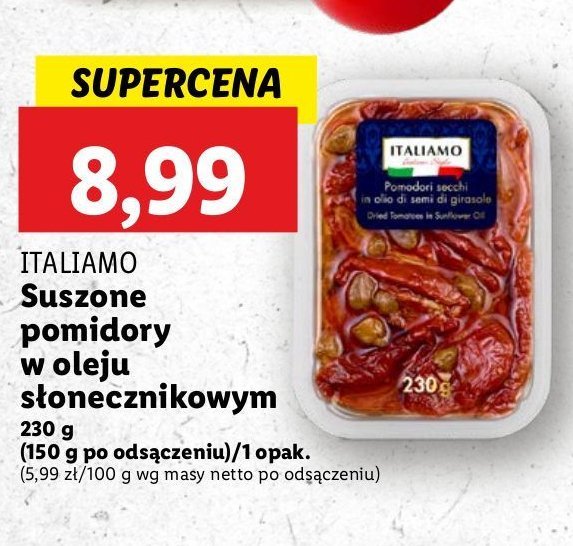 Suszone pomidory Italiamo promocja