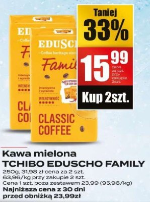 Kawa mielona Tchibo Eduscho Family promocja w Supeco