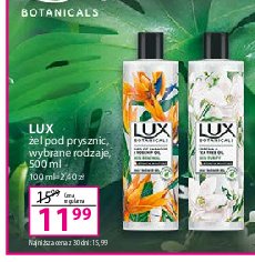 Żel pod prysznic bird paradise & rosehip oil Lux botanicals promocja