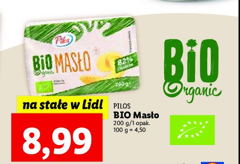 Masło Pilos bio organic promocja