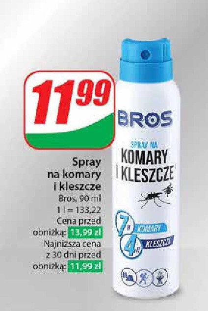 Spray na komary i kleszcze Bros promocja