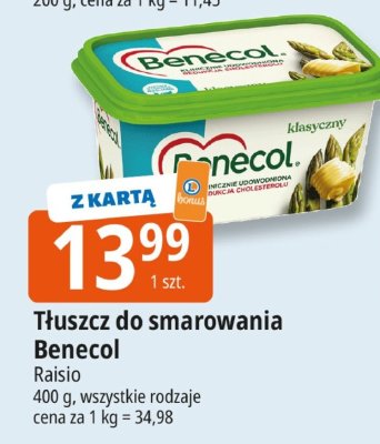 Tłuszcz do smarowania Benecol promocja w Leclerc