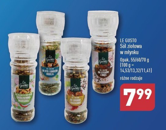 Przyprawa do drobiu m艂ynek Le gusto promocja
