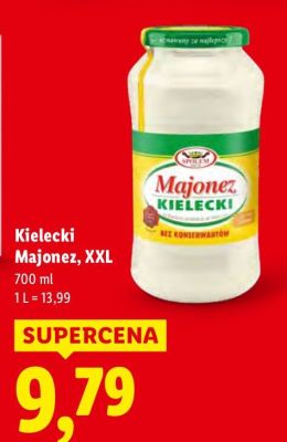 Majonez, XXL, 700 ml promocja w Lidl