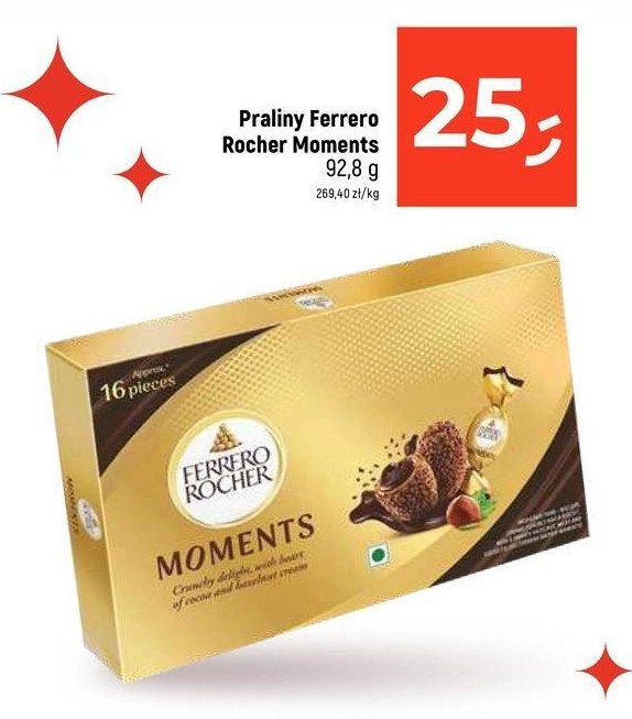 Praliny moments Ferrero rocher promocja w Dealz