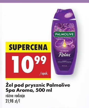 Żel pod prysznic ultimate relax Palmolive aroma essence promocja w Biedronka