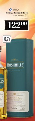 Whisky Bushmills 10 YO 0,7l promocja w POLOmarket