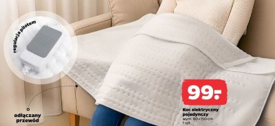 Koc elektryczny pojedynczy promocja w Netto