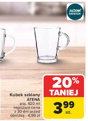 Kubek atena 420 ml Altom design promocja