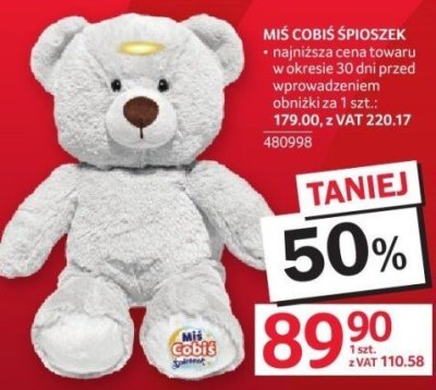 Pluszak miś Cobis promocja w Selgros